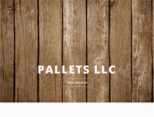 Tablet Screenshot of palletsllc.com